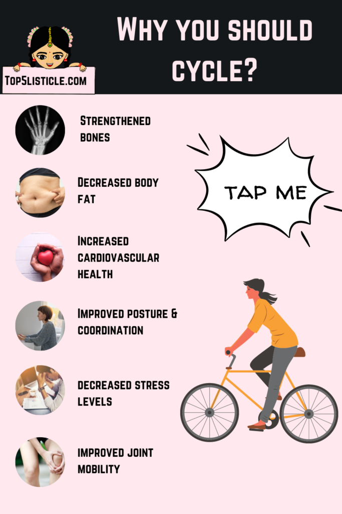 Cycling benefits - top5listicle
